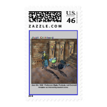 Archaeologists postage by JustCritters Archaeologists postage