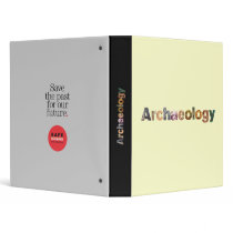 Archaeology Binder by safestore Archaeology Binder