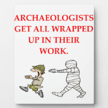 archaeology display plaques