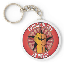 Archaeology Is Power Keychain