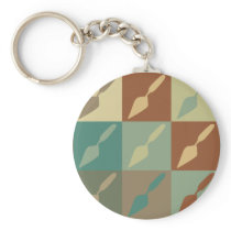 Archaeology Pop Art Keychain