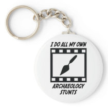 Archaeology Stunts Key Chain