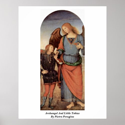 Archangel And Little Tobias By Pietro Perugino Poster