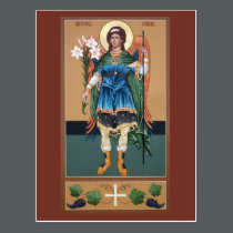 Archangel Gabriel Prayer Card postcards