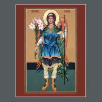 Archangel Gabriel Prayer Card postcards
