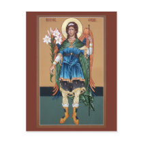 Archangel Gabriel Prayer Card Postcard