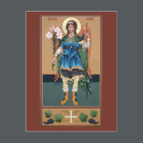 Archangel Gabriel Prayer Card postcards