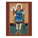 Archangel Gabriel Prayer Card Postcard