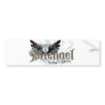 Archangel Michael bumper stickers by 2DogStudio Archangel Michael bumper stickers