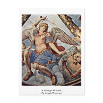 Archangel Michael By Angelo Bronzino Post Card