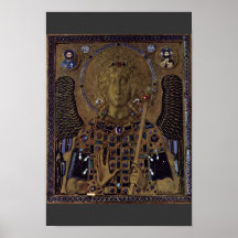 Archangel Michael By Meister Der Ikone Des Erzenge Print