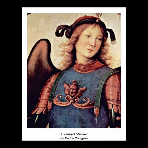 Archangel Michael By Pietro Perugino Posters