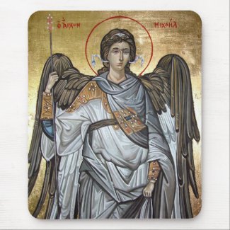 Archangel Michael Mouse Pad