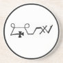 Archangel Michael Offering Disk Drink Coasters