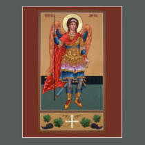 Archangel Michael Prayer Card postcards