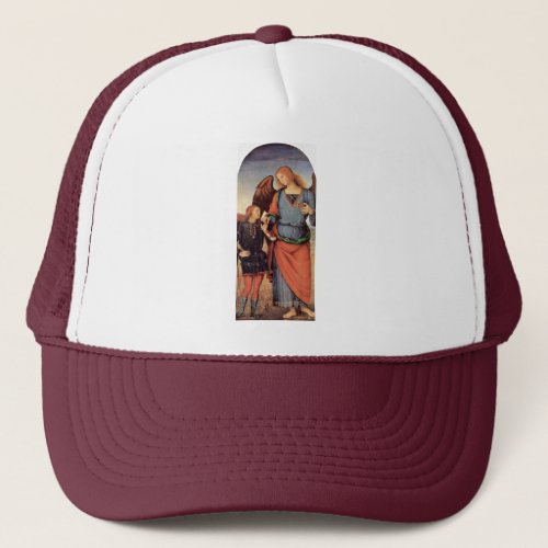 Archangel Raphael And Tobias Small Trucker Hats