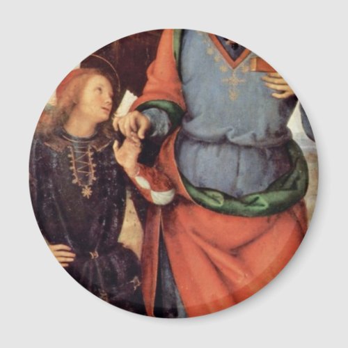 Archangel Raphael And Tobias Small Refrigerator Magnet