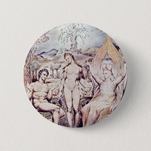 Archangel Raphael With Adam And Eve By Blake Buttons