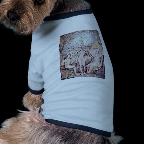 Archangel Raphael With Adam And Eve By Blake Doggie Tee