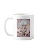 Archangel Raphael With Adam And Eve By Blake Mug