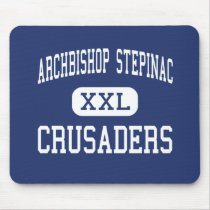Archbishop Stepinac - Crusaders - White Plains mousepads by customteamsportswear Archbishop Stepinac - Crusaders - White Plains mousepads