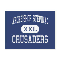 Archbishop Stepinac - Crusaders - White Plains postcards by customteamsportswear Archbishop Stepinac - Crusaders - White Plains postcards