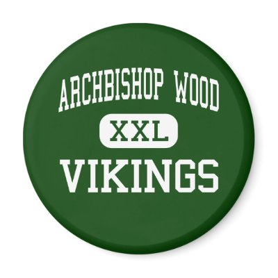 Archbishop Wood - Vikings - High - Warminster Fridge Magnets by customteamsportswear