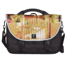 Arched Gate with Steps Bags For Laptop
