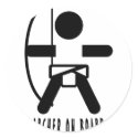 Archer on the board stickers by Kenoby Archer on the board stickers