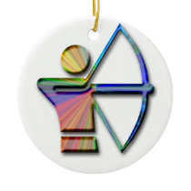 Archer with Bow and Arrow Ornaments