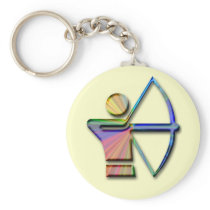 Archer with Bow & Arrow Key Chains