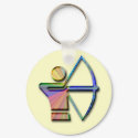 Archer with Bow & Arrow keychains