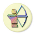 Archer with Bow & Arrow magnets