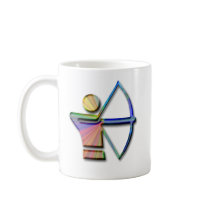 Archer with Bow & Arrow Mugs