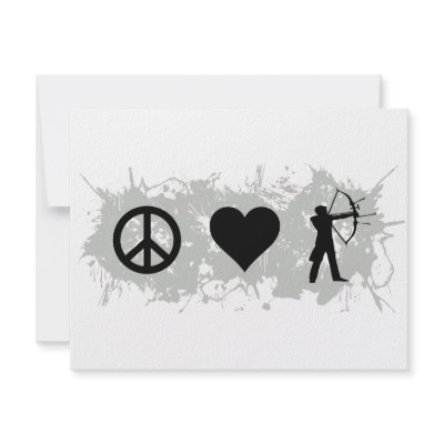 Archery 1 personalized invite by PeaceLoveSports