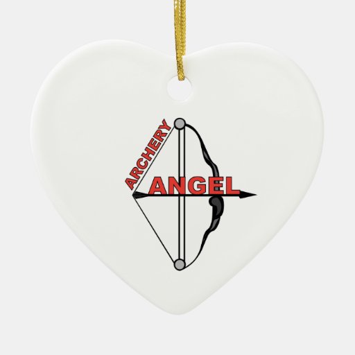 Archery Angel Ceramic Ornament Zazzle