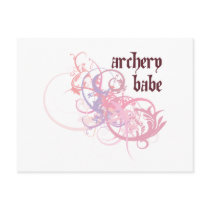 Archery Babe postcards by busybees Archery Babe postcards