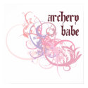Archery Babe posters by busybees Archery Babe posters
