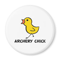 Archery Chick Magnet