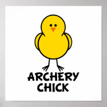 Archery Chick Poster