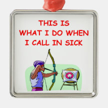 archery christmas tree ornaments