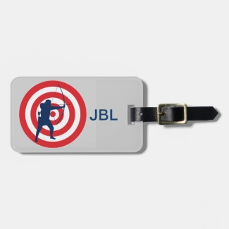 Archery Design Luggage Tags