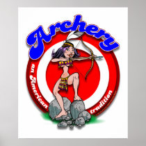 Archery gal poster