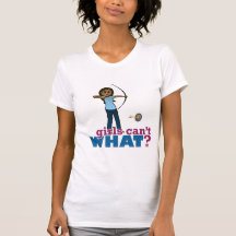Archery Girl in Blue - Dark Tshirts