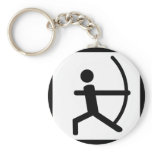 archery icon keychains