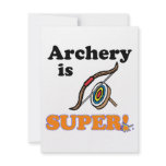 archery is super personalized invitation