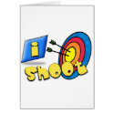 ARCHERY ~ iSHOOT - I SHOOT cards by sportsstuff ARCHERY ~ iSHOOT - I SHOOT cards
