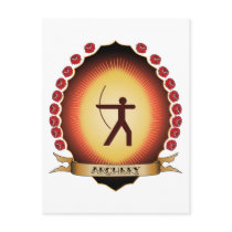Archery Mandorla postcards by sciencewillprevail Archery Mandorla postcards