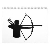 Archery player wall calendars