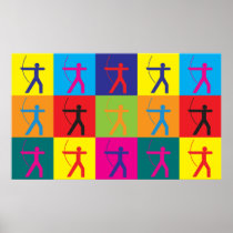 Archery Pop Art Print
